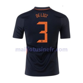 Maillot de Foot Pays-Bas MATTHIJS DE LIGT 3 Extérieur UEFA EURO 2020